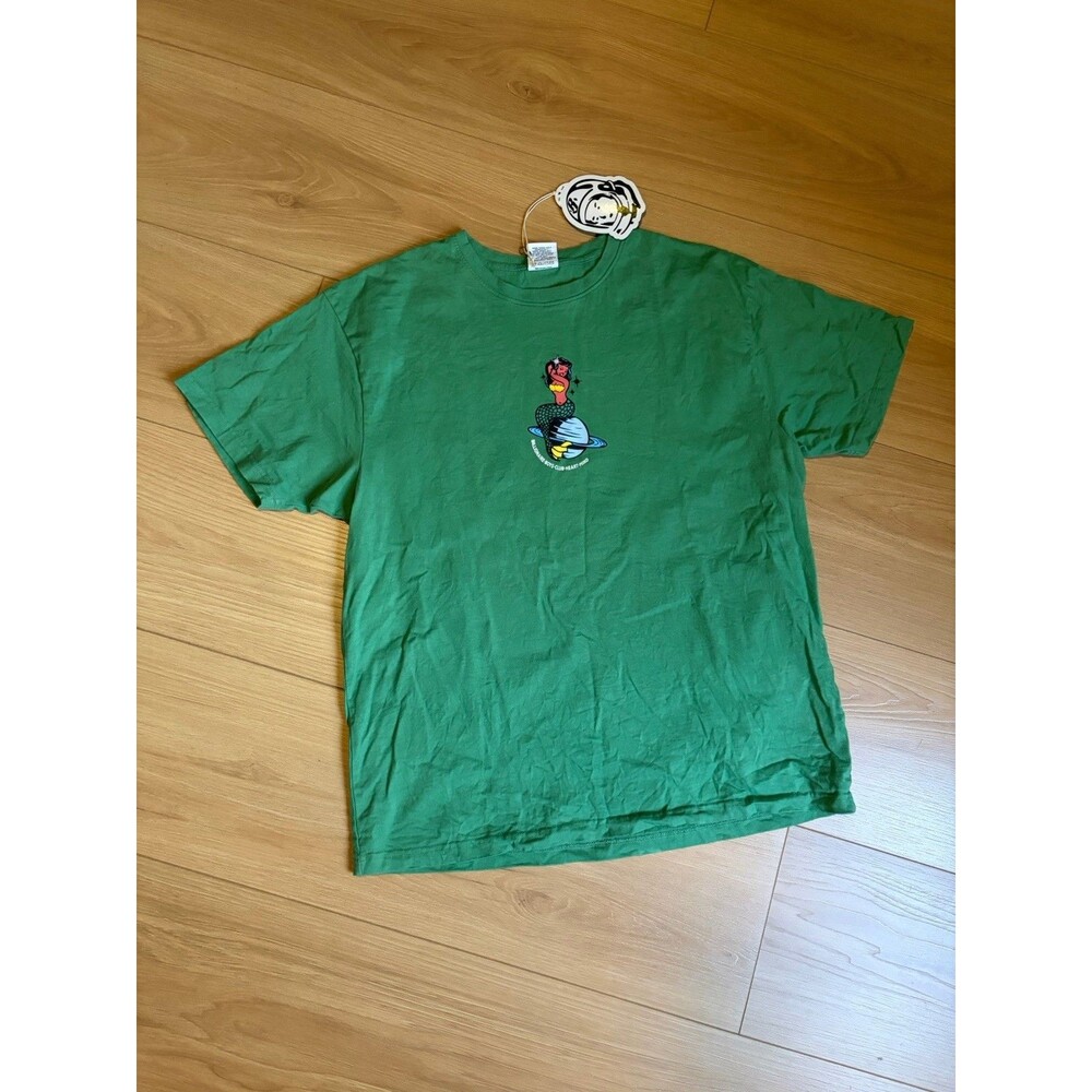 Mens Large Black Billionaire Boys Club Mermaid Double Sided Streetwear T-Shirt